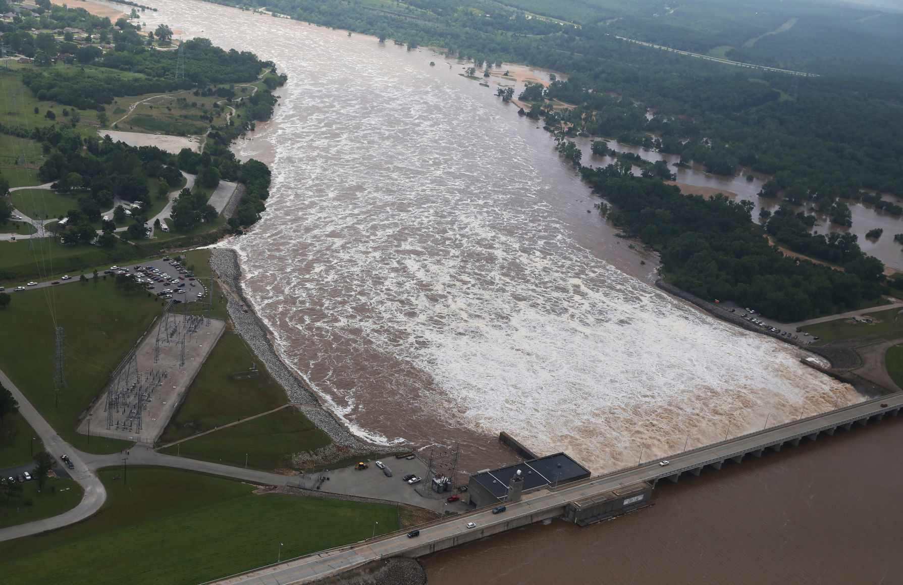 Flooding Aerial